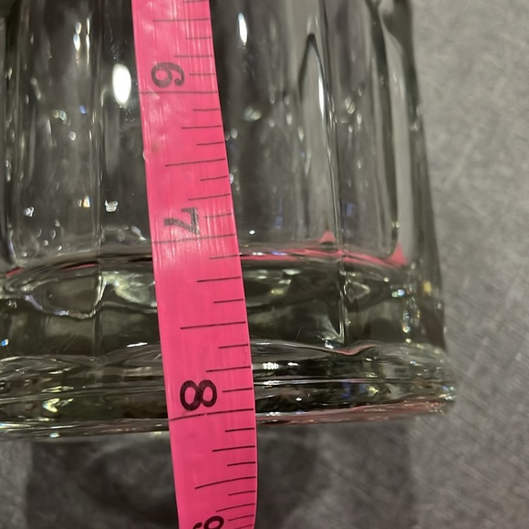 Clear Vintage Glass Beer Mug Stein Gold Letters Beer 5 Cents - Picture 9 of 10